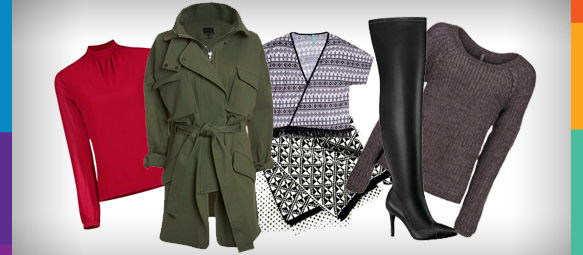 Elementos look outono/inverno